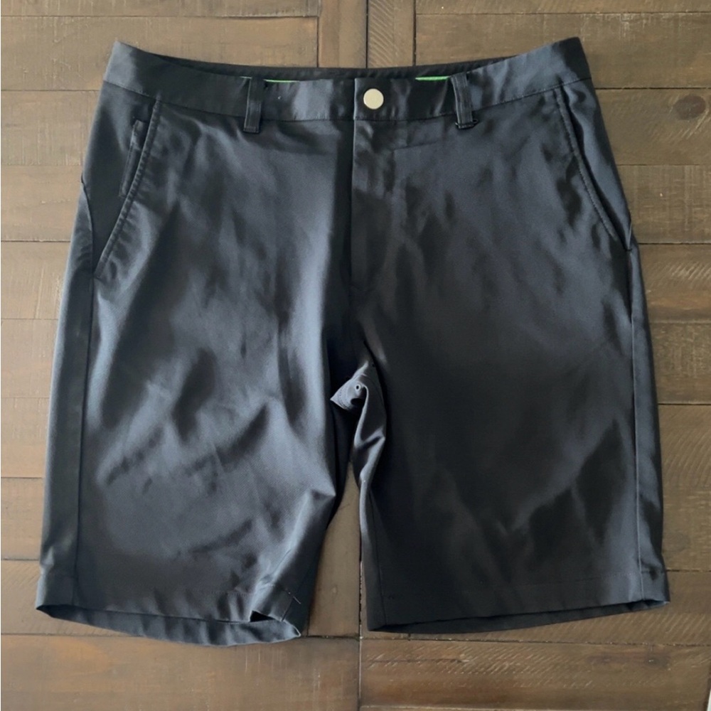 Set of men’s Bonobos Khaki Green and Black Golf Shorts. 35 - Picture 5 of 9